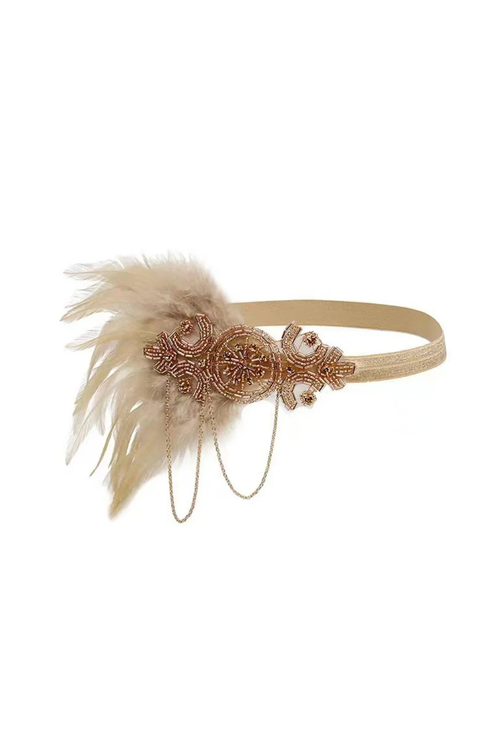 Abricot Accessoires de fête des années 1920 Ensembles de cinq pièces - Image 2