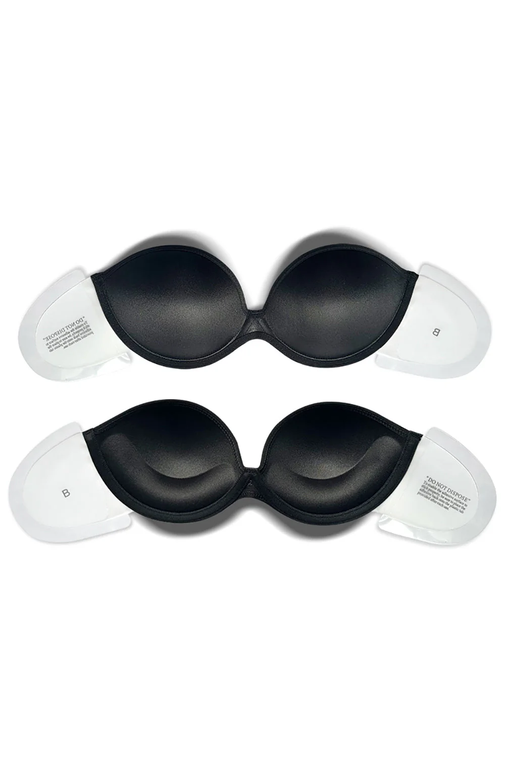 Abricot Femmes Bretelles Invisible Sans Couture Push Up Soutien-gorge - Image 2