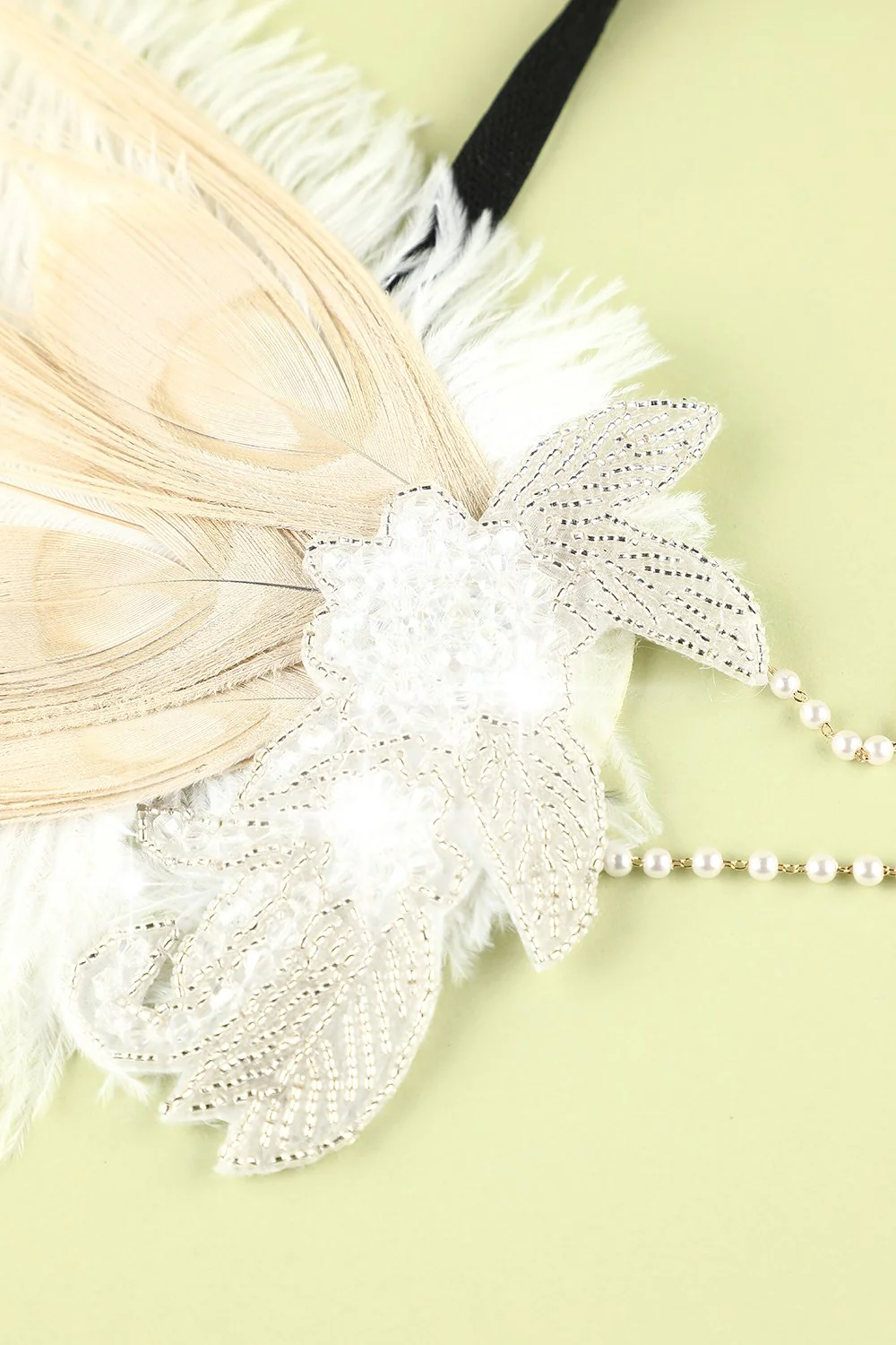 Bandeau avec perles et plumes années 1920 - Image 7