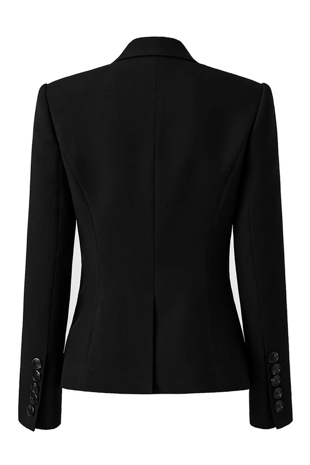 Blazer à boutons à revers à perles perlées en un seul bouton - Image 2