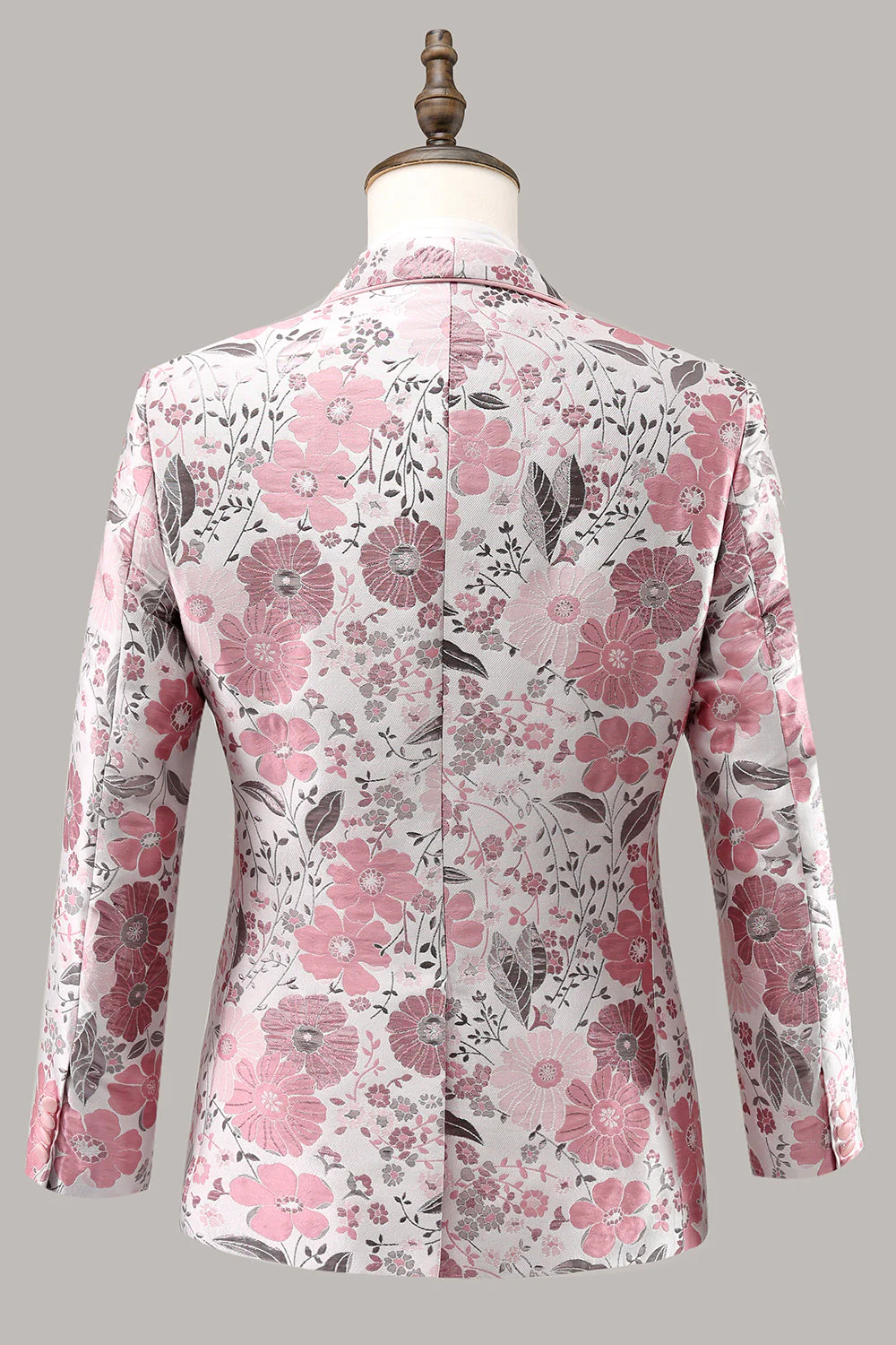 Blazer de bal pour homme en jacquard à un bouton - Image 2