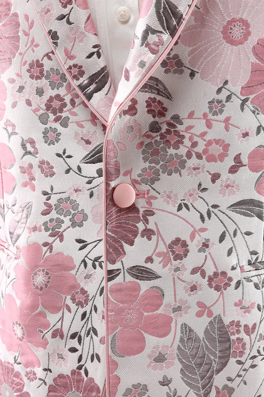Blazer de bal pour homme en jacquard à un bouton - Image 4