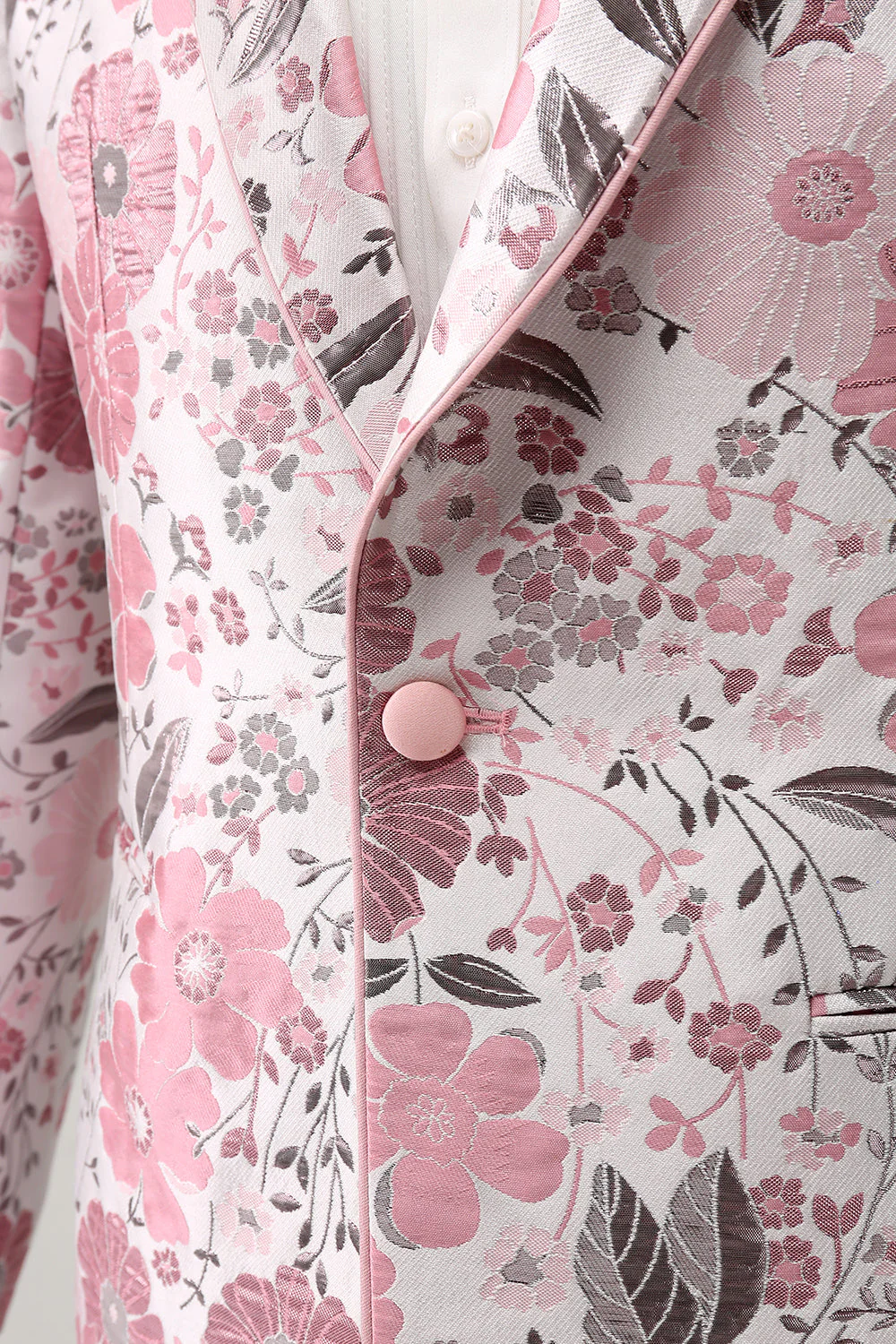 Blazer de bal pour homme en jacquard à un bouton - Image 5