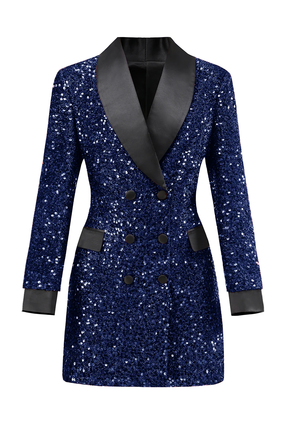 Blazer moulant moulant bordeaux scintillant pour femme - Image 18