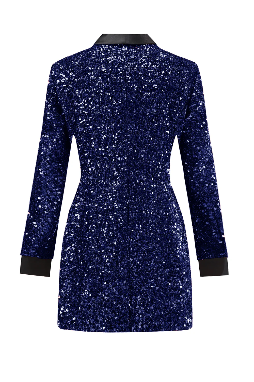 Blazer moulant moulant bordeaux scintillant pour femme - Image 19