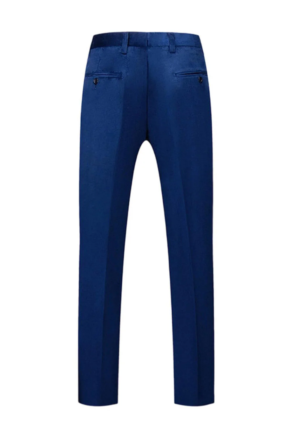 Blue Peak Lapel 2 pièces Slim Fit Costumes de bal - Image 4