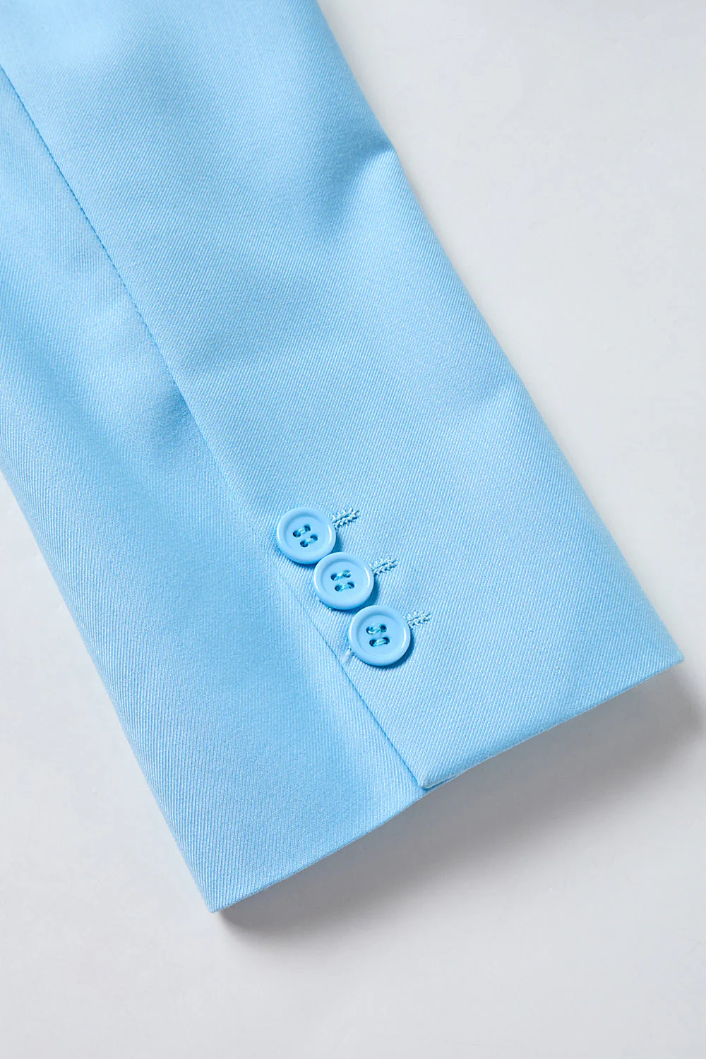 Blue Peak Lapel Costumes 2 pièces pour femmes avec ceinture - Image 10