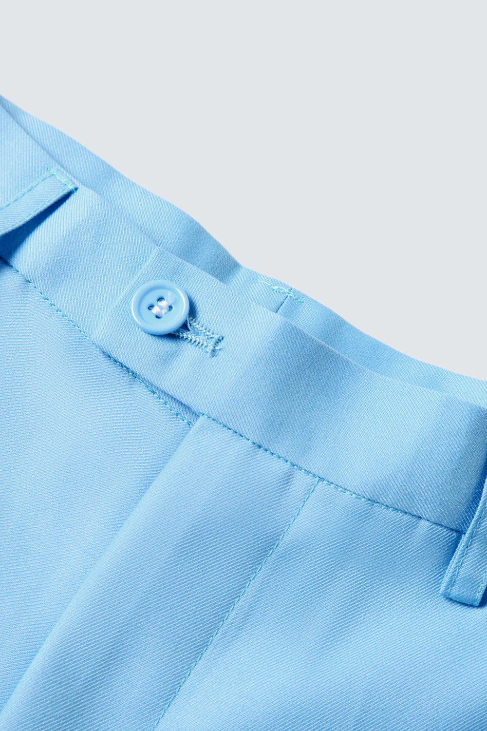 Blue Peak Lapel Costumes 2 pièces pour femmes avec ceinture - Image 13