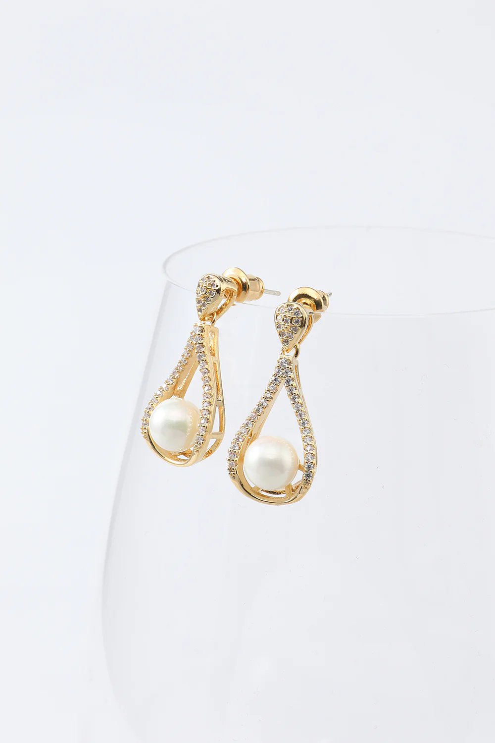 Boucles d’oreilles Pearl Water Drop - Image 6