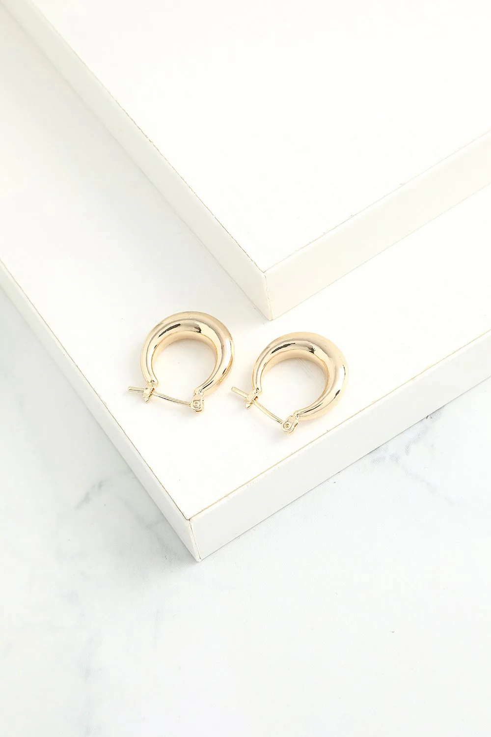 Boucles d'oreilles en Cercle simples - Image 3