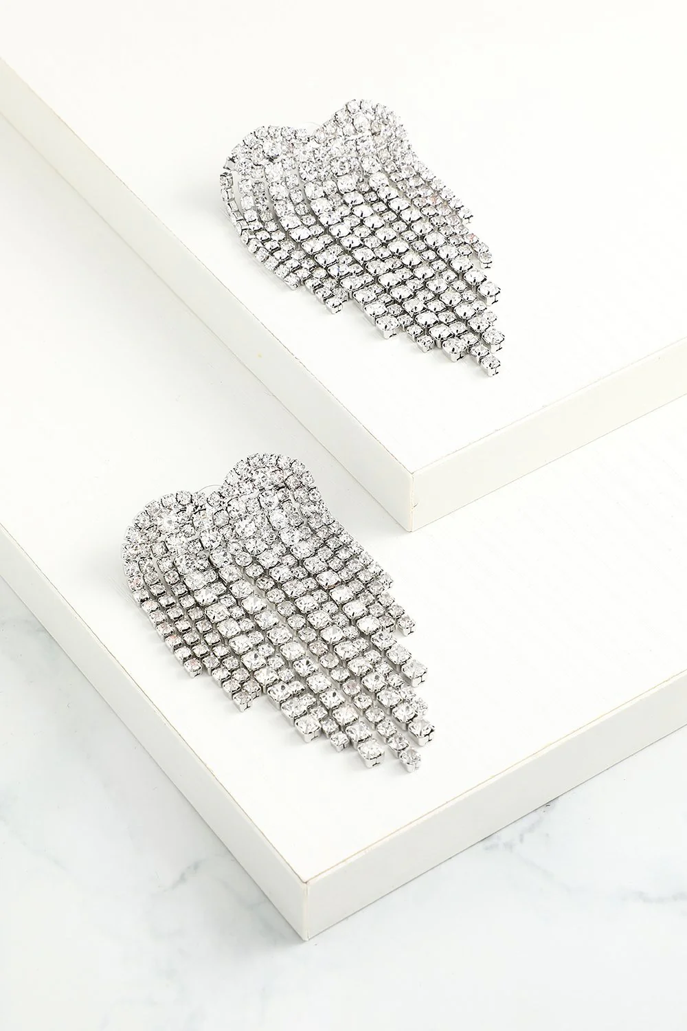 Boucles d'oreilles Femme en Cristal Brillant - Image 3
