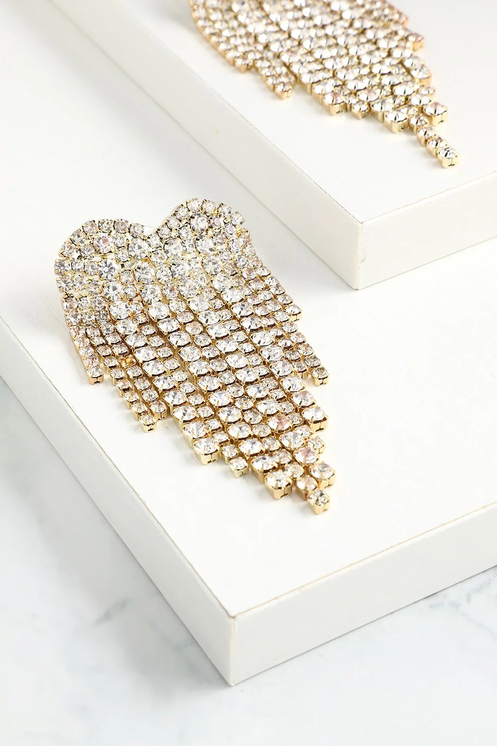Boucles d'oreilles Femme en Cristal Brillant - Image 4