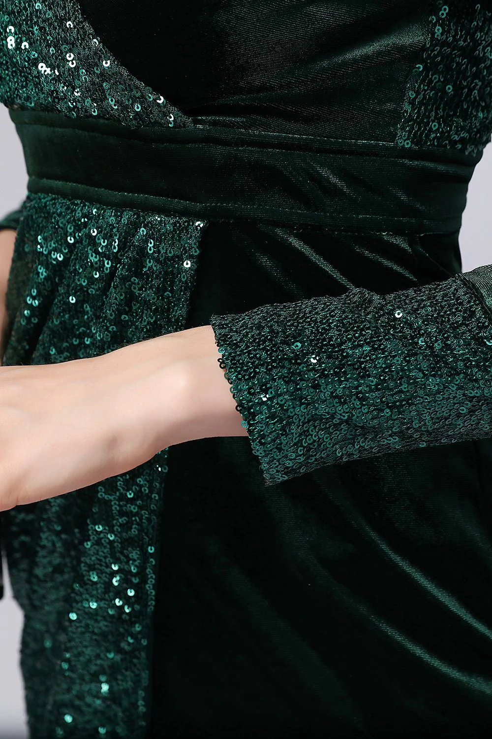 Bourgogne Paillettes & Robe cocktail velours - Image 10