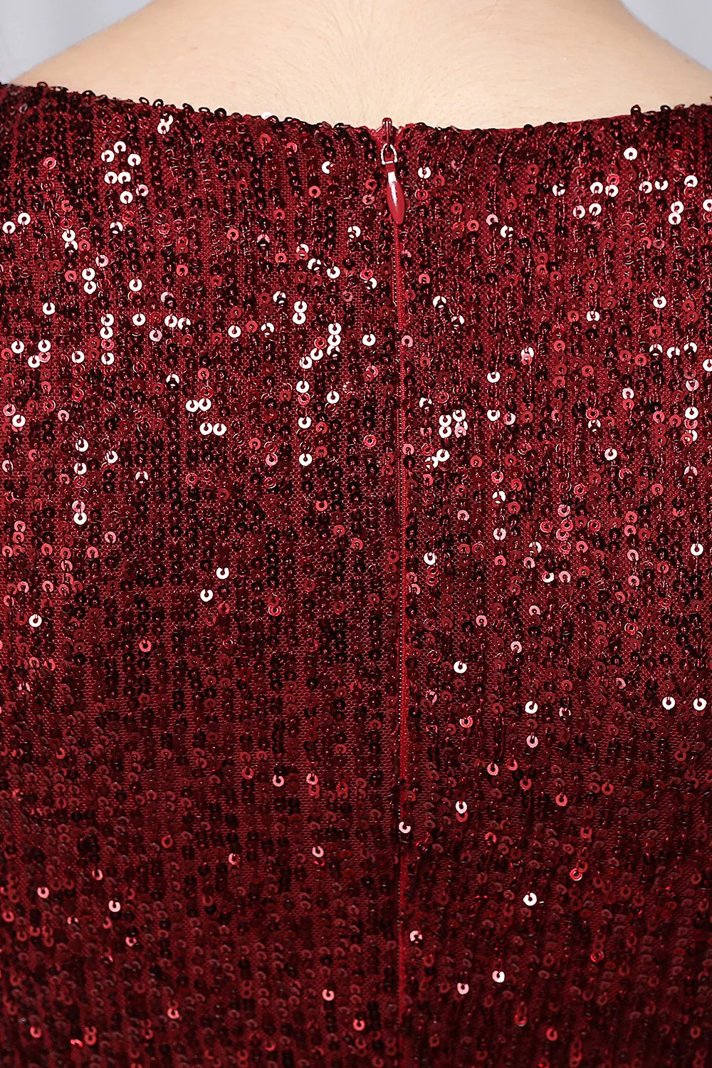 Bourgogne Paillettes & Robe cocktail velours - Image 5