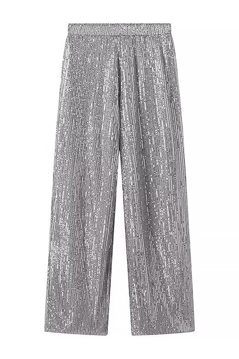 Costume de bal pour femme 2 pièces noir brillant à châle revers et paillettes - Image 8