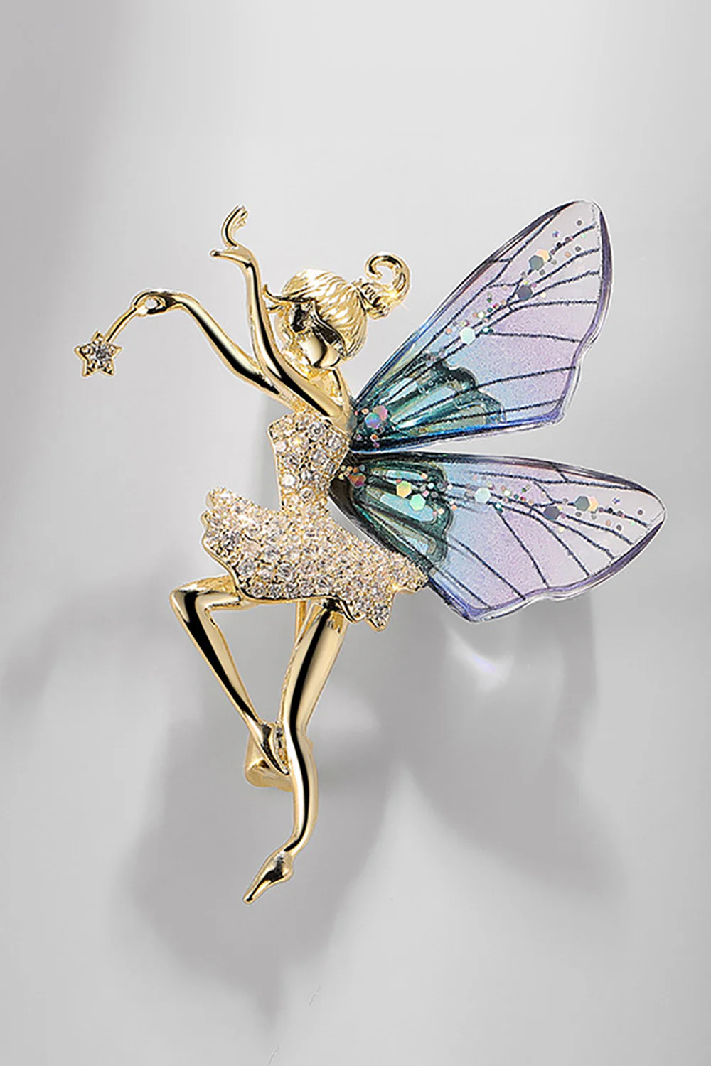 Broche d’ange à ailes transparentes - Image 2