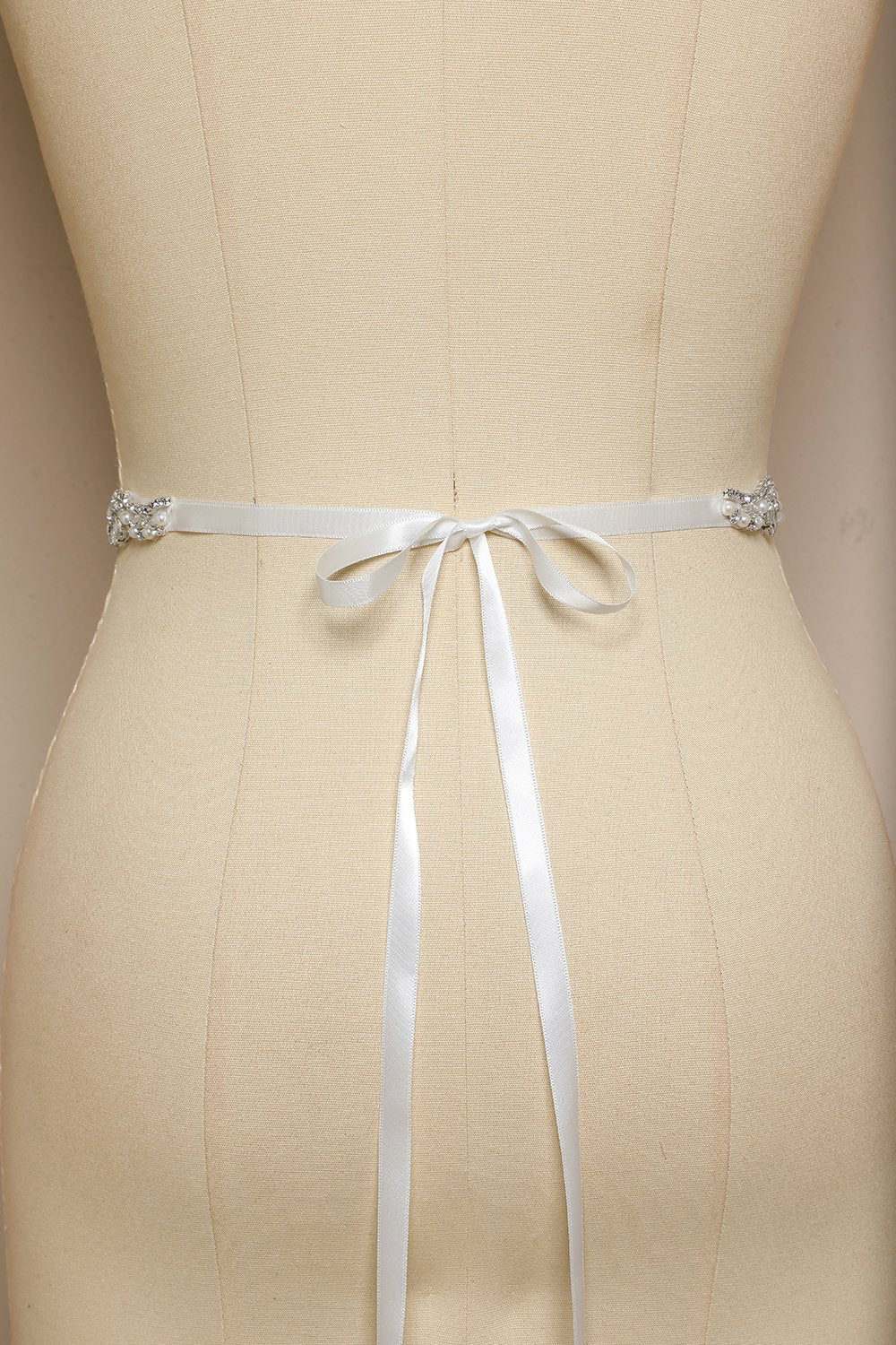 Ceinture blanche avec Rhinstone - Image 2