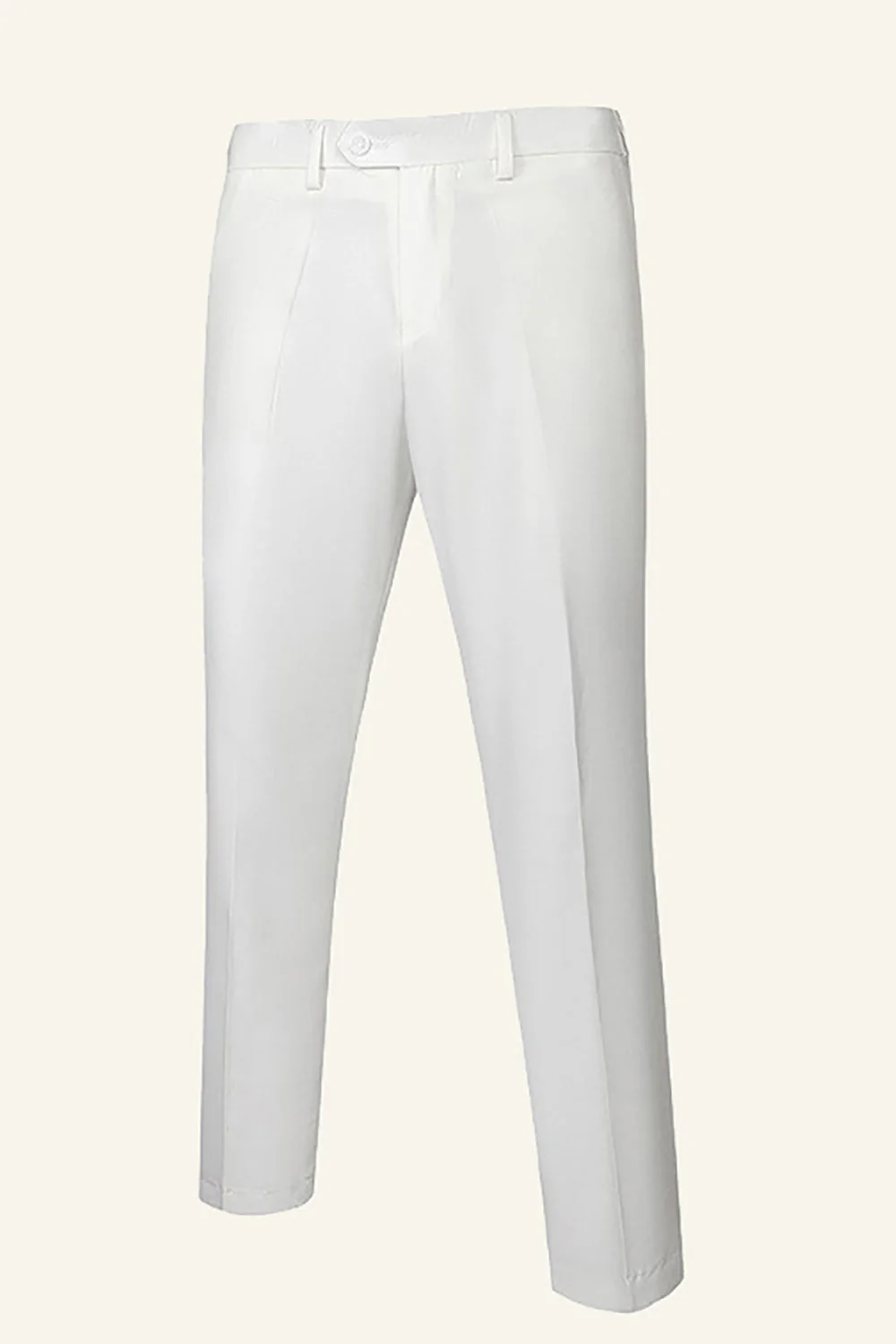 Châle bleu foncé Revers 3 pièces Costumes de mariage pour hommes - Image 8
