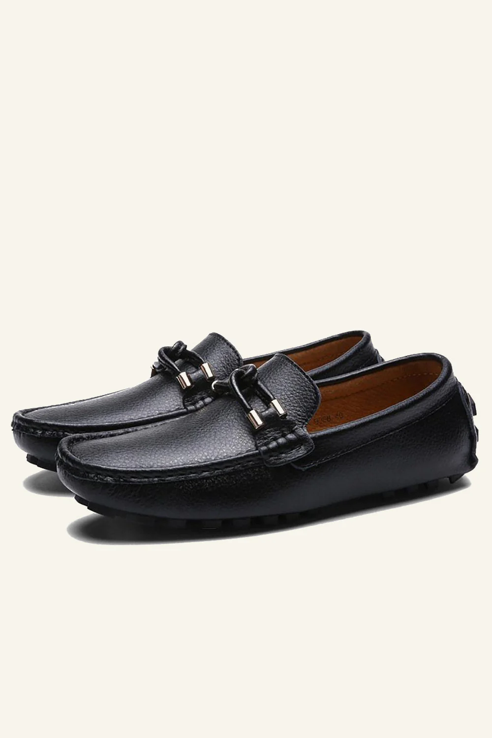 Chaussures à pois paresseux paresseux à enfiler pour hommes de style britannique - Image 11