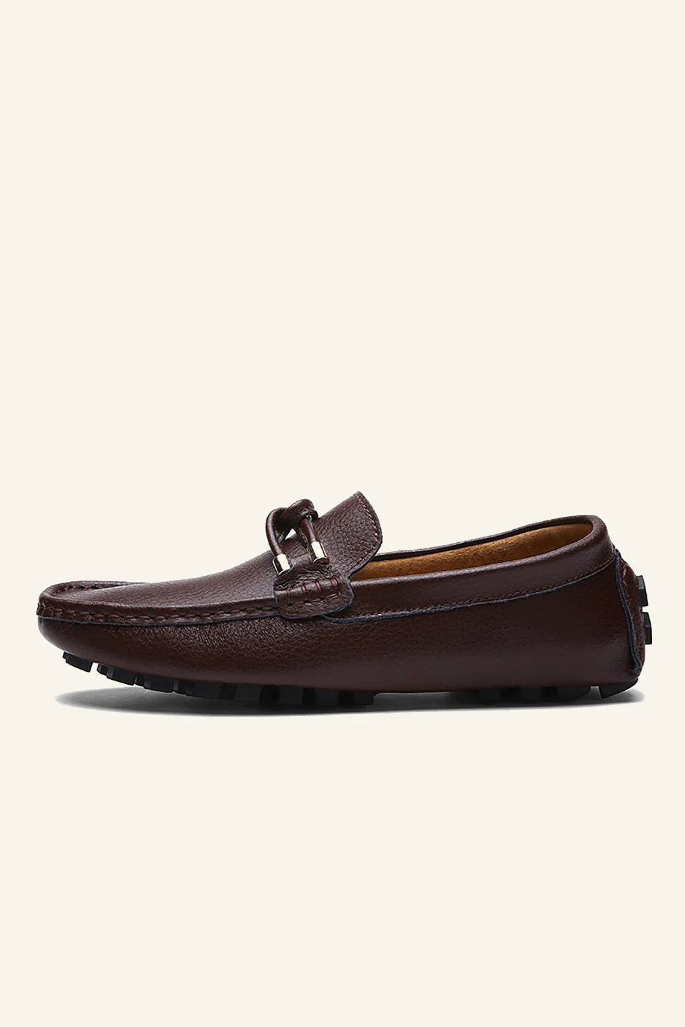 Chaussures à pois paresseux paresseux à enfiler pour hommes de style britannique - Image 3