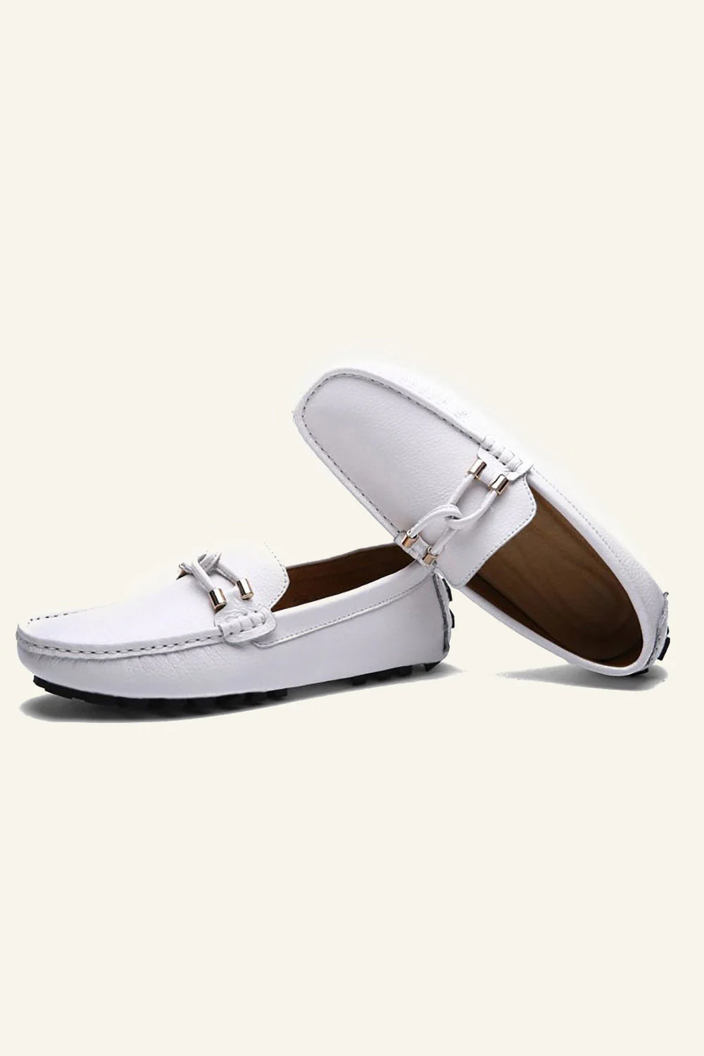 Chaussures à pois paresseux paresseux à enfiler pour hommes de style britannique - Image 4