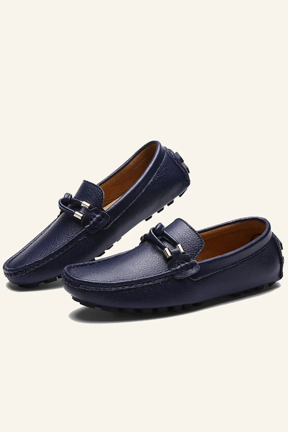 Chaussures à pois paresseux paresseux à enfiler pour hommes de style britannique - Image 7