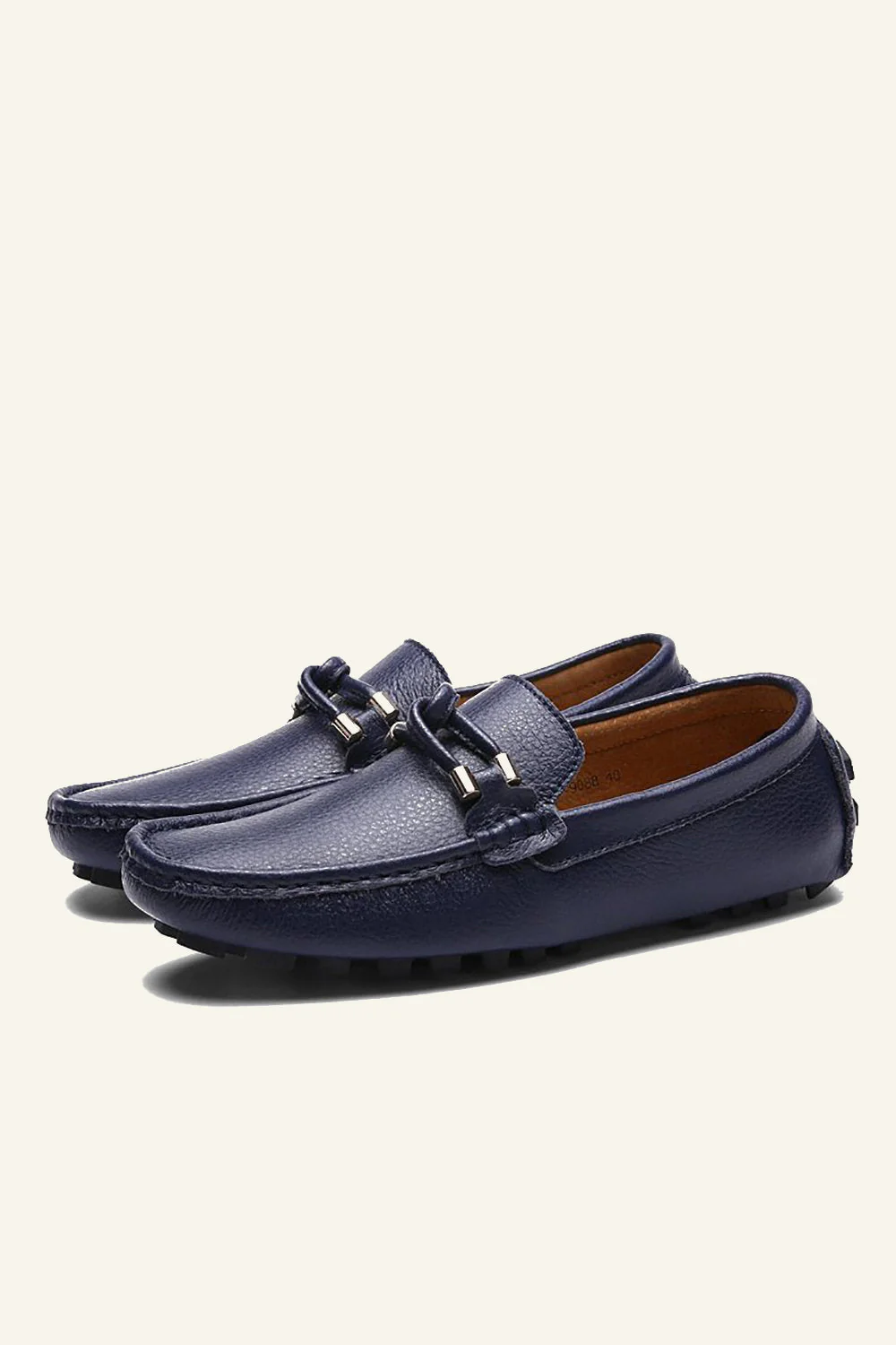 Chaussures à pois paresseux paresseux à enfiler pour hommes de style britannique - Image 9