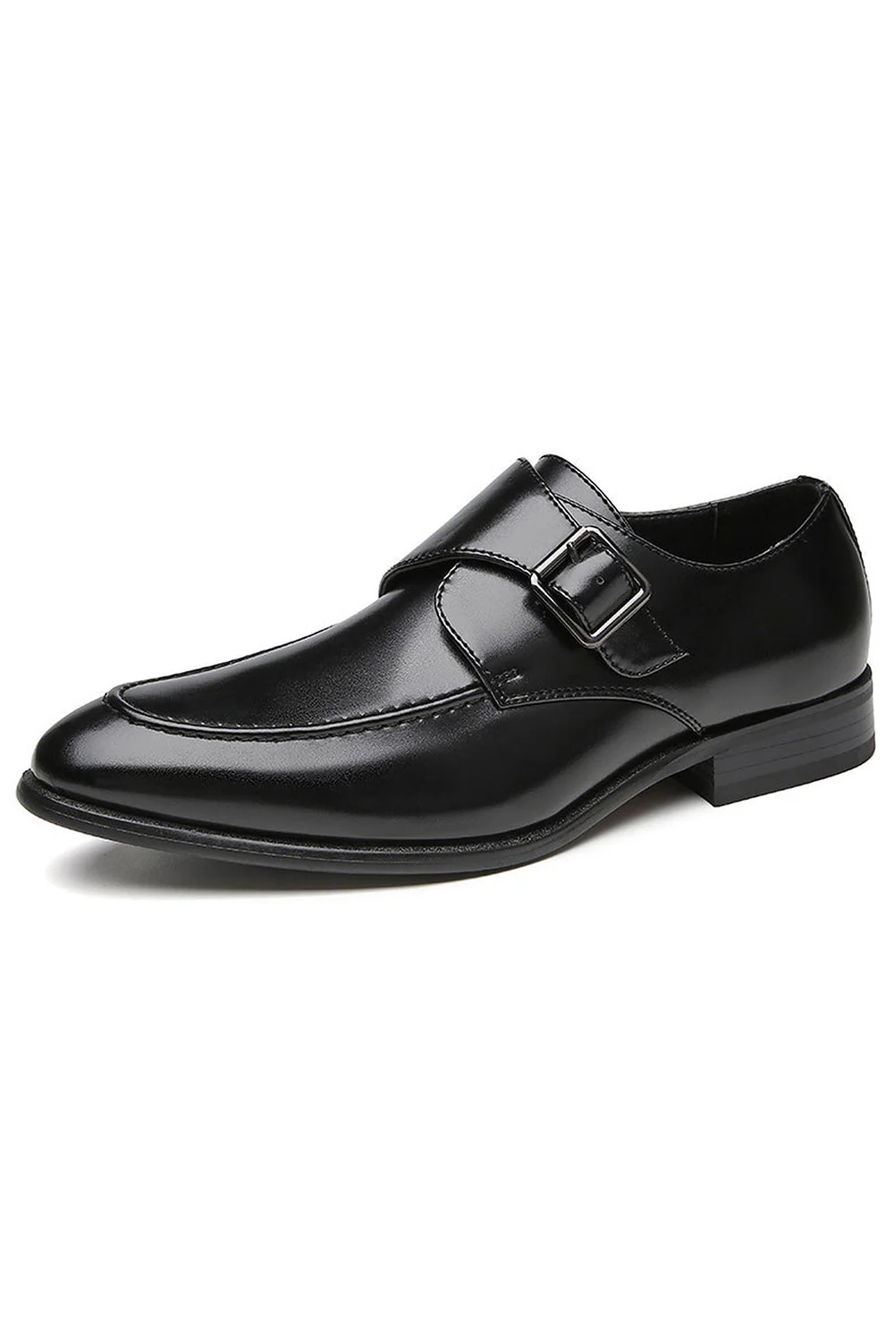 Chaussures de mariage en cuir marron à enfiler pour hommes - Image 14