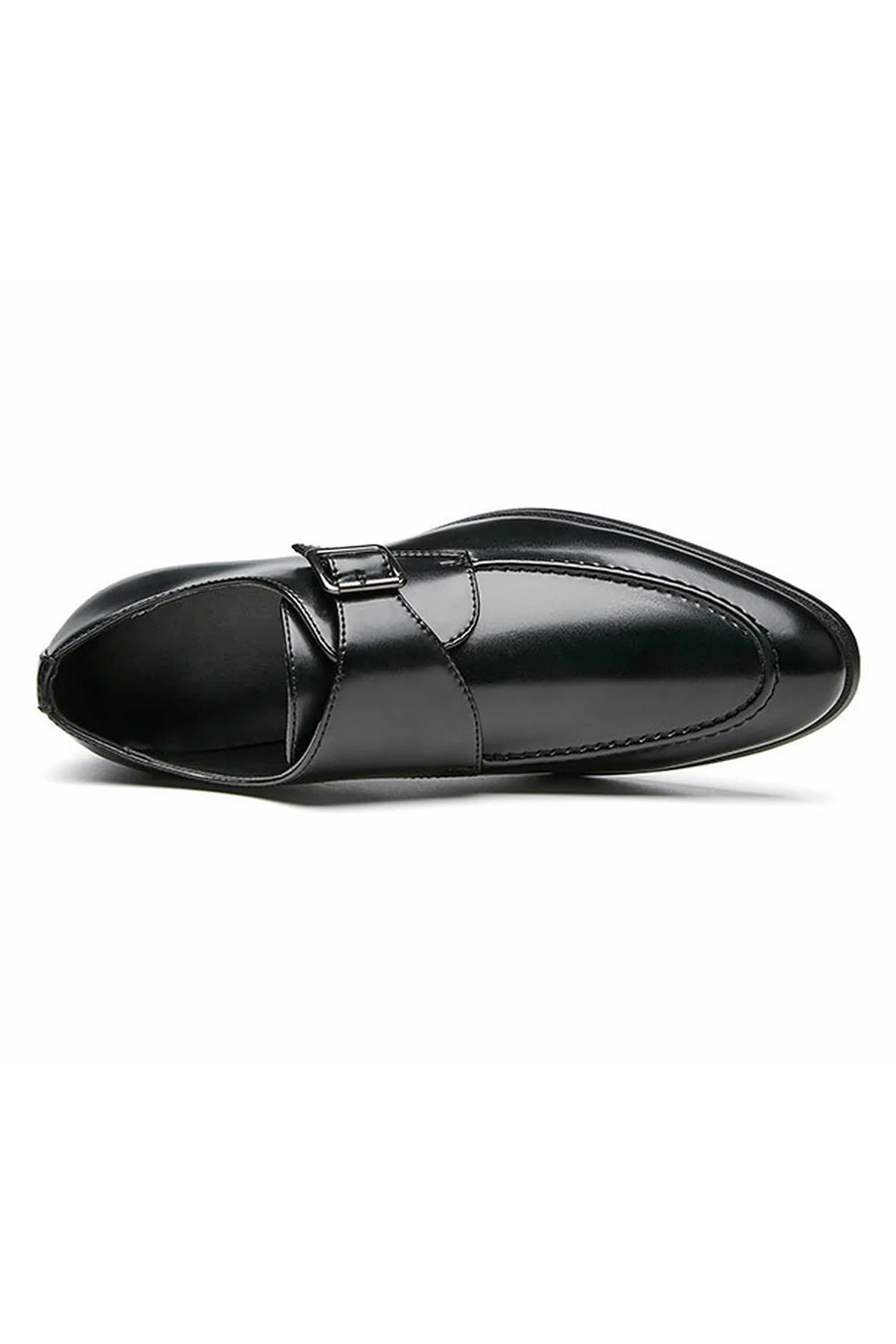 Chaussures de mariage en cuir marron à enfiler pour hommes - Image 15