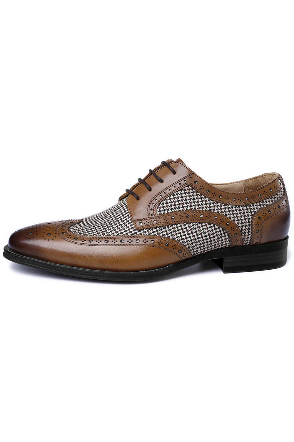 Chaussures décontractées en cuir jaune pour hommes - Image 6