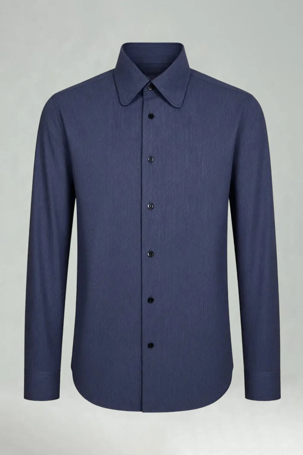 Chemise blanche à manches longues unies Combinaison slim - Image 5