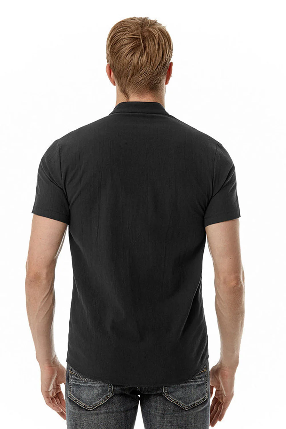 Chemise décontractée à manches courtes d’été pour hommes - Image 2