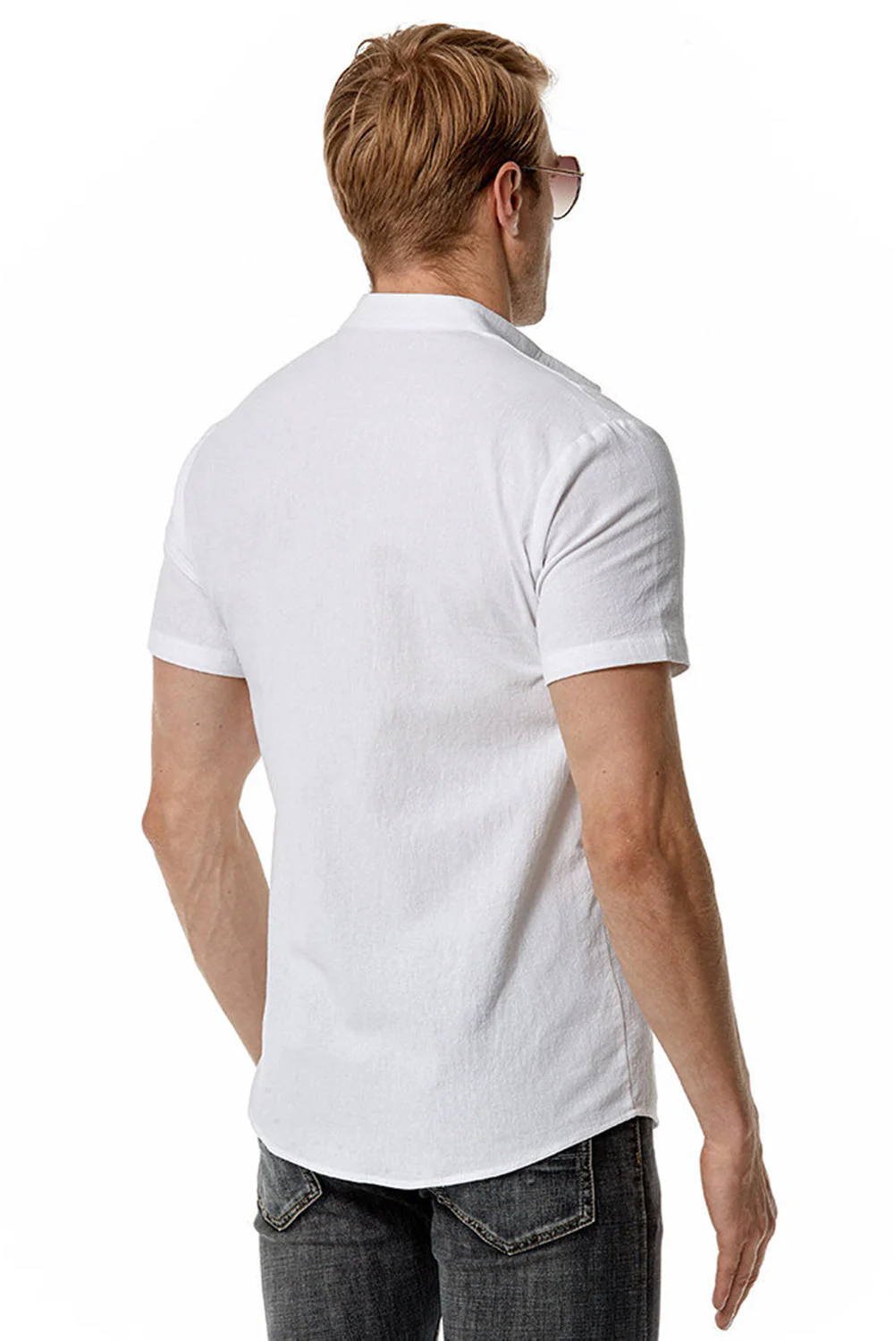 Chemise décontractée à manches courtes d’été pour hommes - Image 9