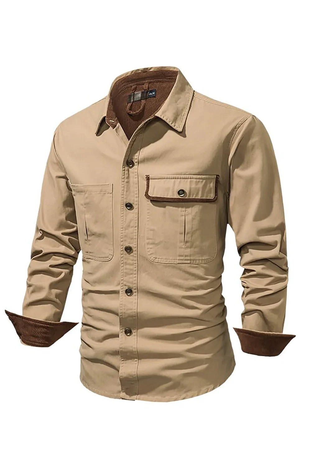 Chemise en coton lavé pour homme - Image 13