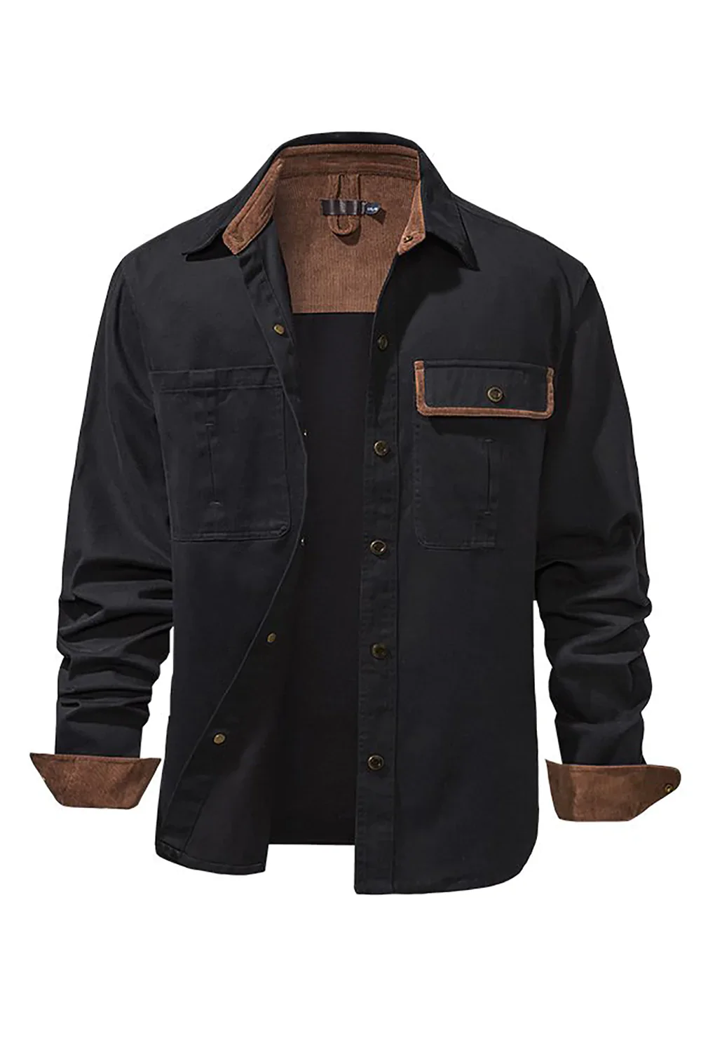 Chemise en coton lavé pour homme - Image 8