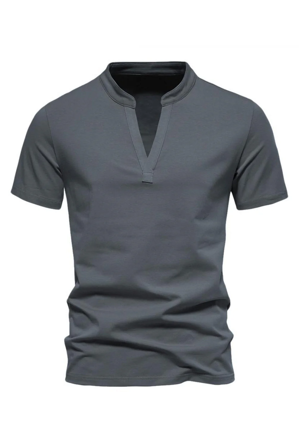 Col V Été à manches courtes Hauts pour hommes - Image 7