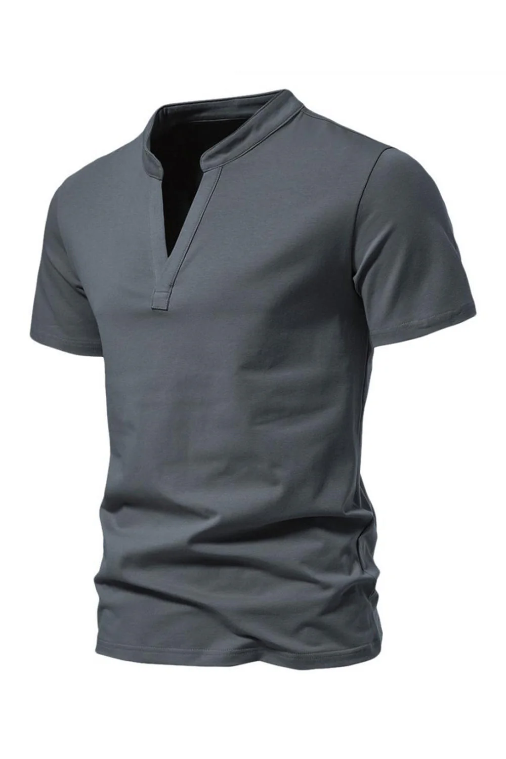 Col V Été à manches courtes Hauts pour hommes - Image 9