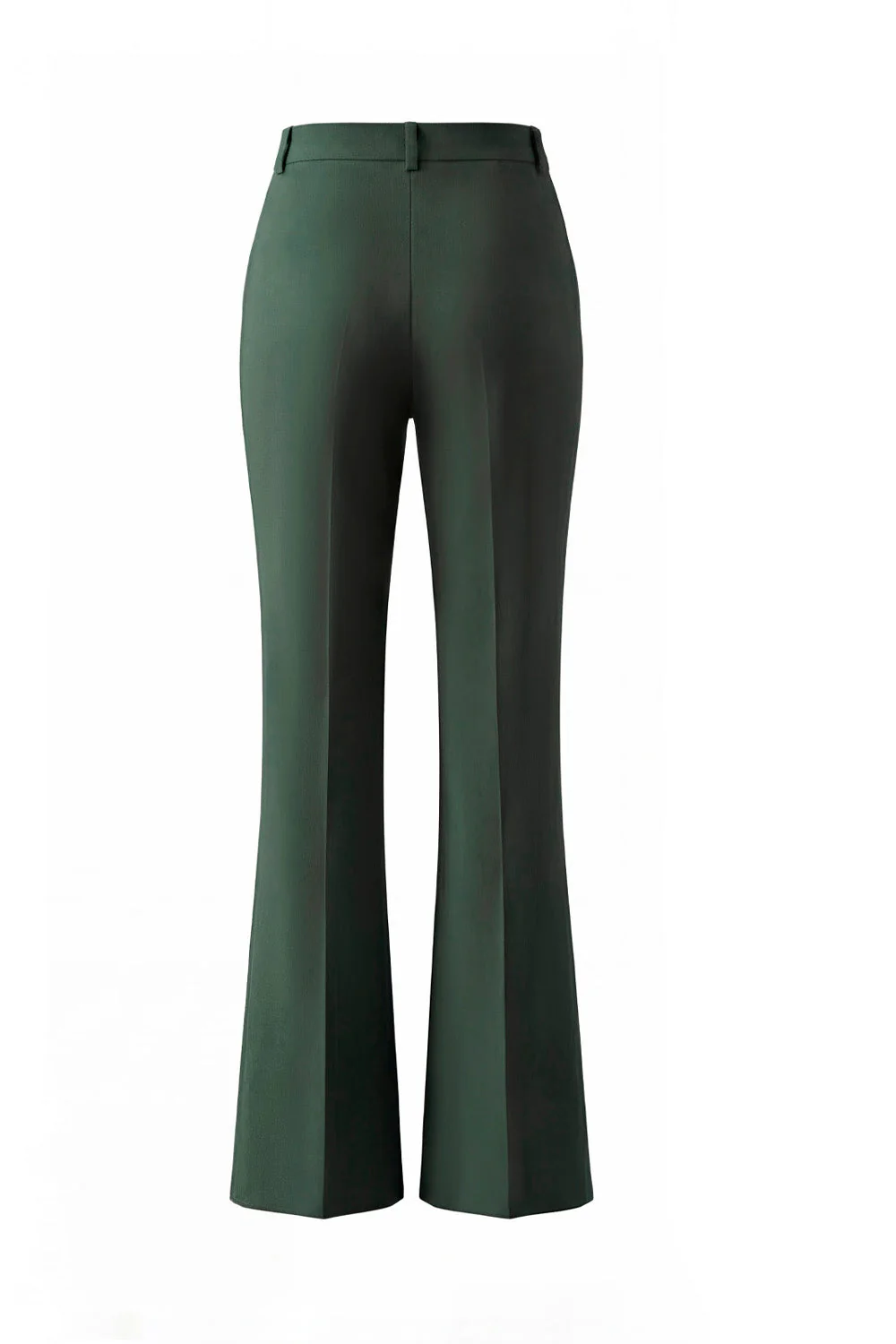 Complets de bal de bal vert foncé slim cut en deux pièces à revers point, simple boutonnage - Image 8