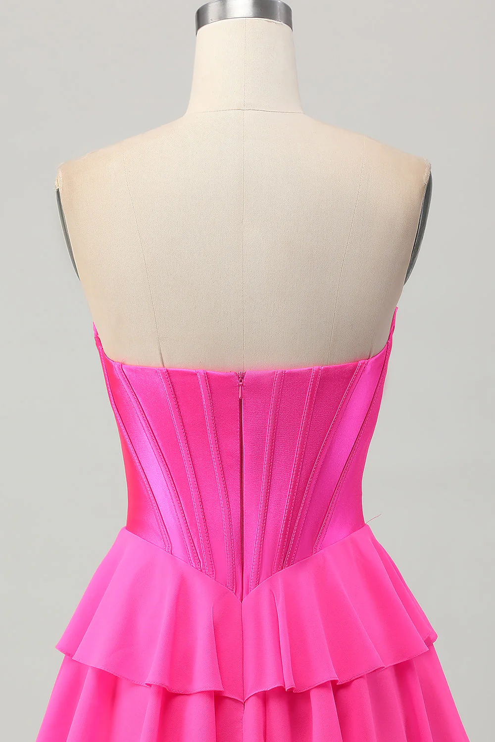 Corset bustier jaune Une robe de bal à plusieurs niveaux - Image 17