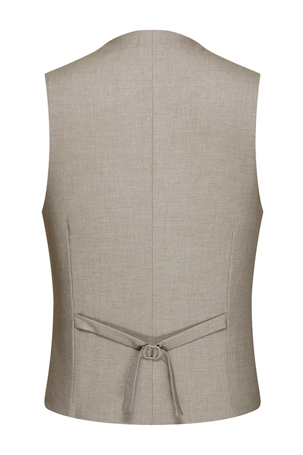 Costumes 3 pièces en revers de Peak Dark Khaki Dark Peak pour hommes - Image 6