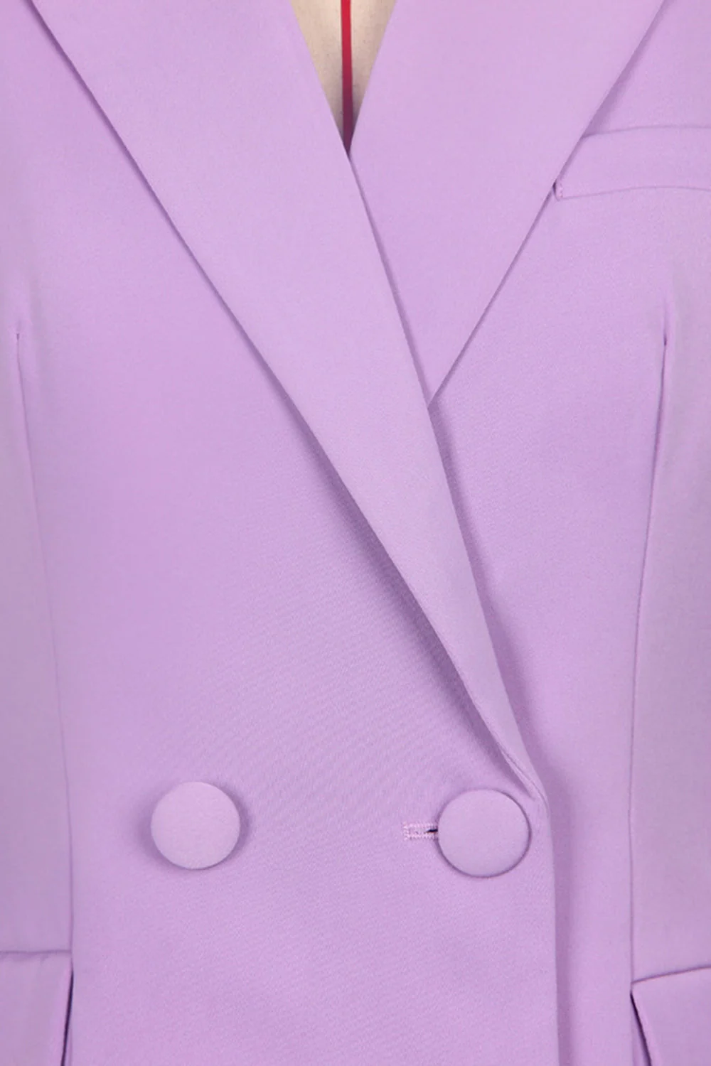 Costumes de bal pour femmes à revers violet en pointe 3 pièces - Image 2
