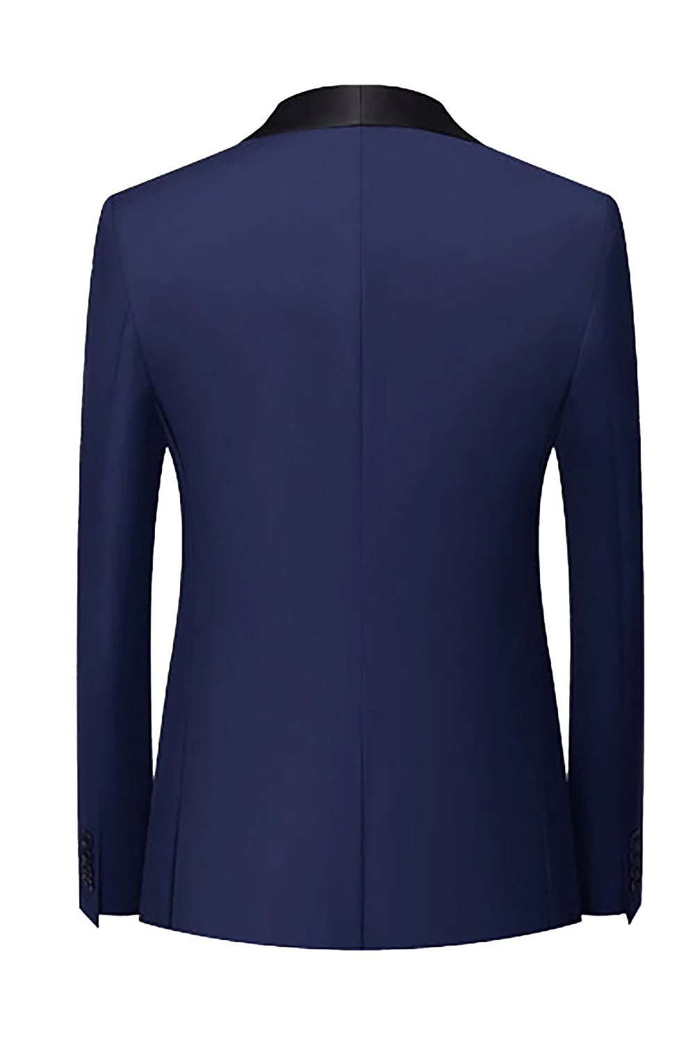Costumes de Soirée pour hommes 3 pièces bleu royal châle revers - Image 2