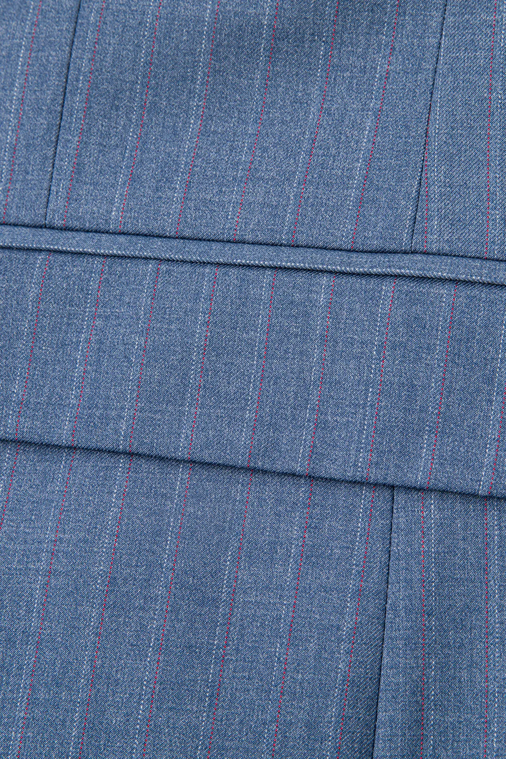 Costumes de bal pour hommes en 3 pièces bleus à un bouton à pointe - Image 20