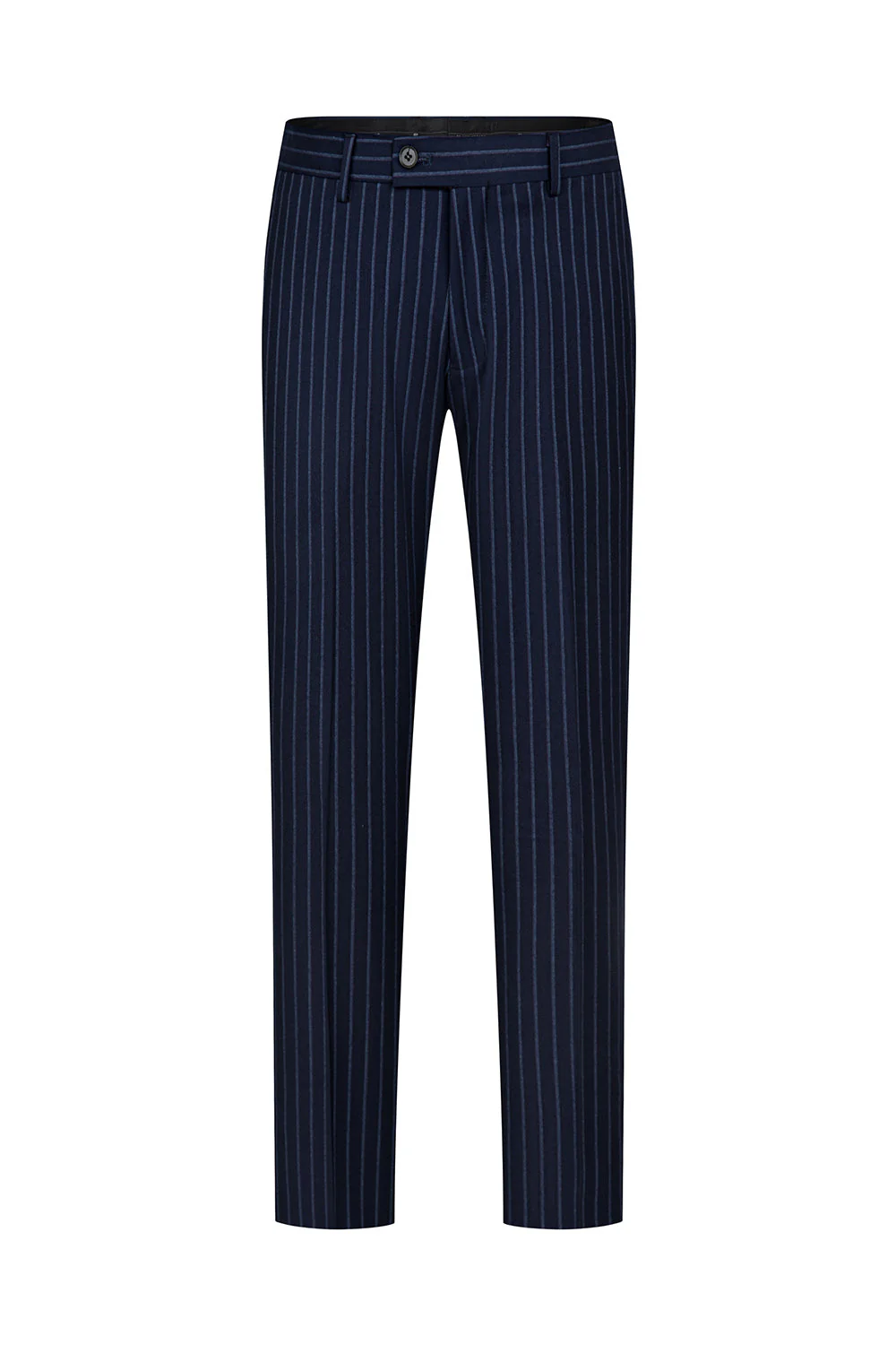 Costumes de bal pour hommes en 3 pièces bleus à un bouton à pointe - Image 5