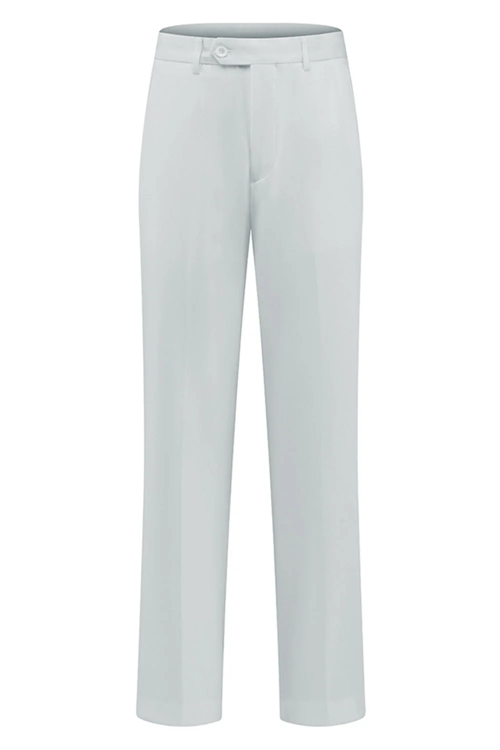 Costumes de mariée double boutonnage à revers en châle homme blancs - Image 5