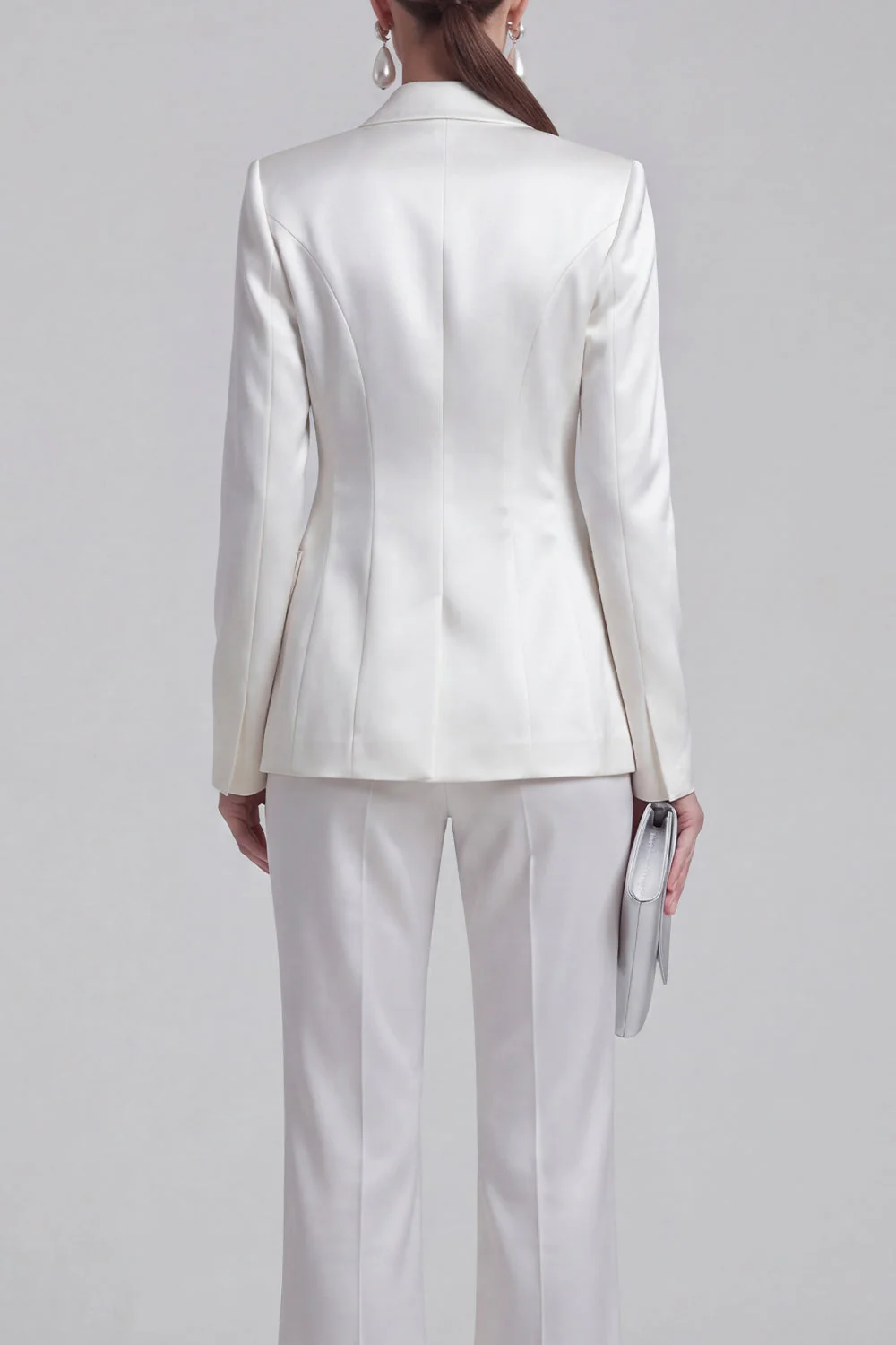Costumes féminins Blue Peak à revers 2 pièces avec manches - Image 12