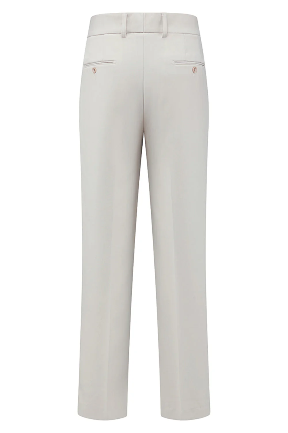 Costumes formels 2 pièces à revers de poche kaki pour hommes - Image 6
