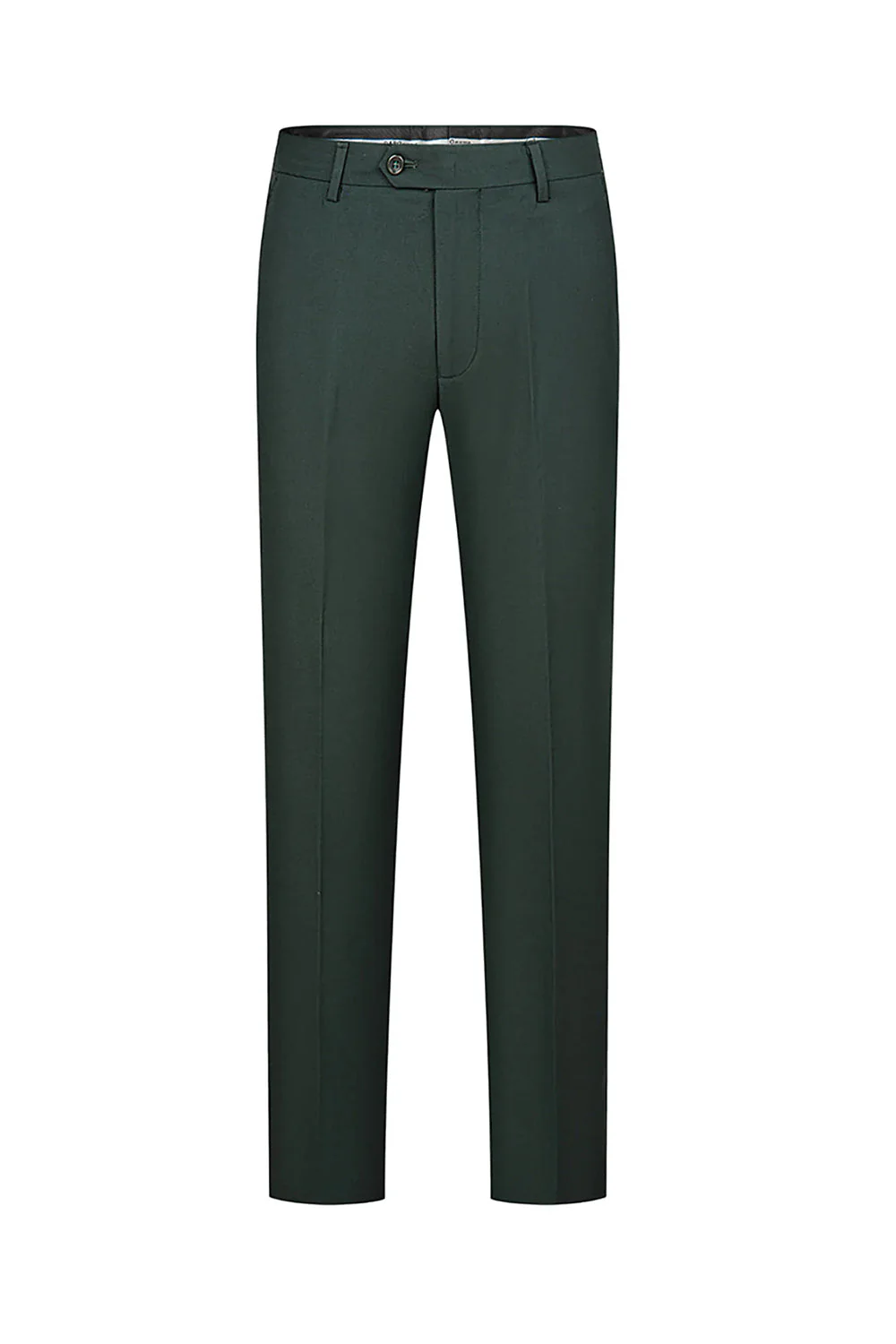 Costumes noirs en revers à châle croisé à boutonnage en trois pièces pour hommes - Image 6