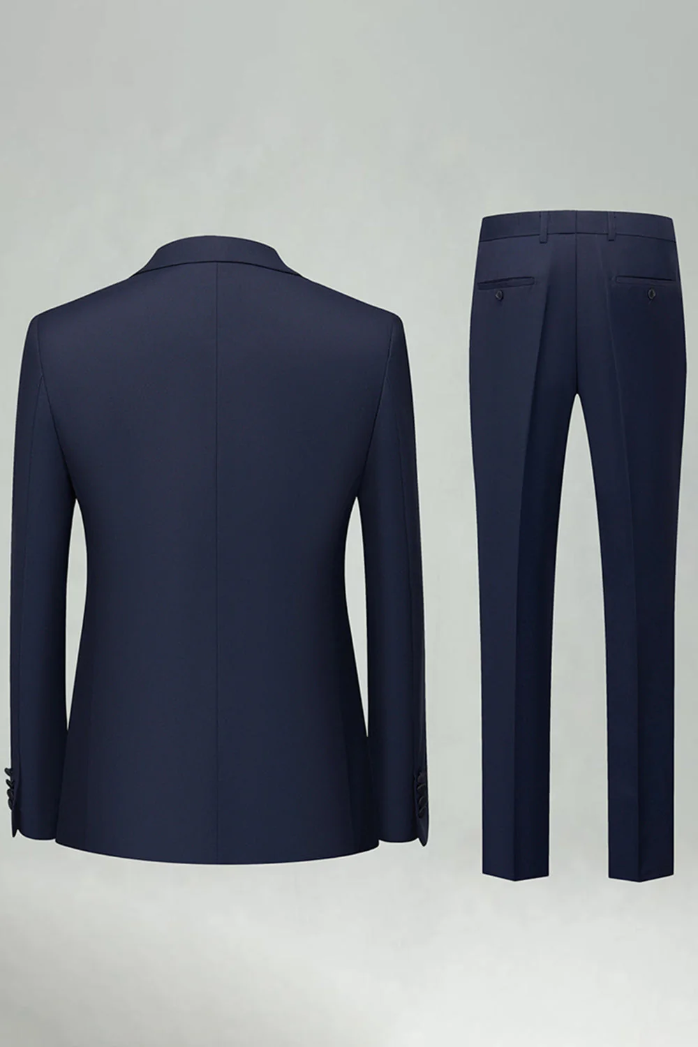 Costumes pour hommes Navy Peak Peak Slim Fit 2 pièces - Image 2