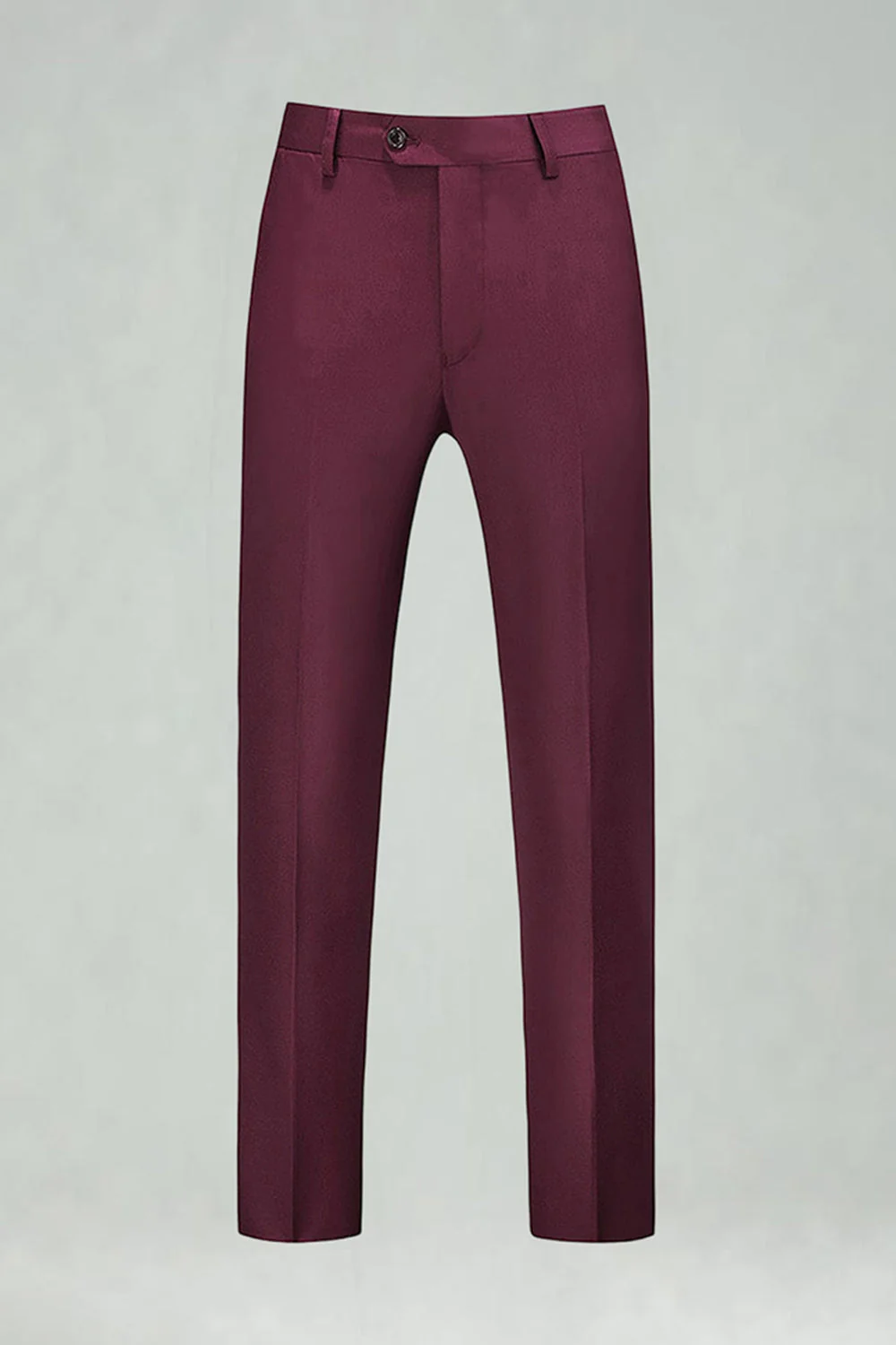 Costumes pour hommes taille haute rouge bordeaux pour un mariage